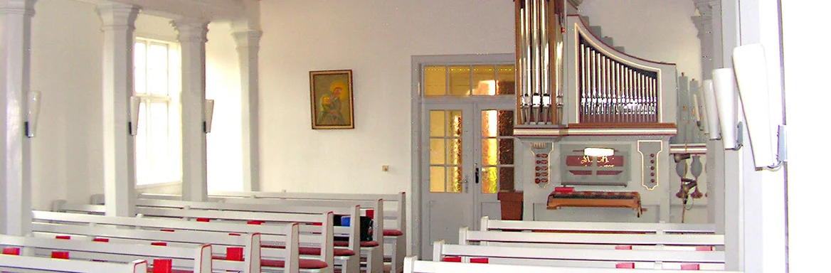 Innenansicht der Marienkapelle in Groß Schretstaken